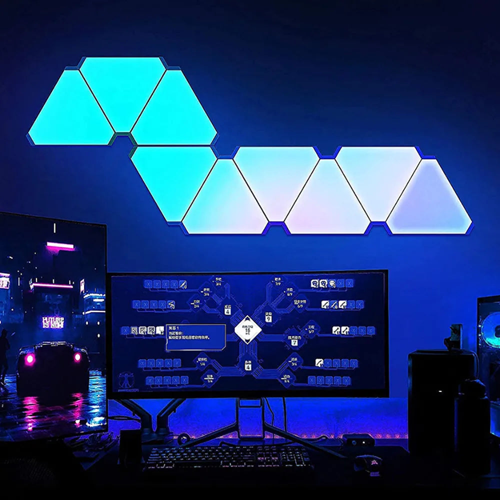 ALEXA LED Triangle Light Wall Lamp - forever lighting
